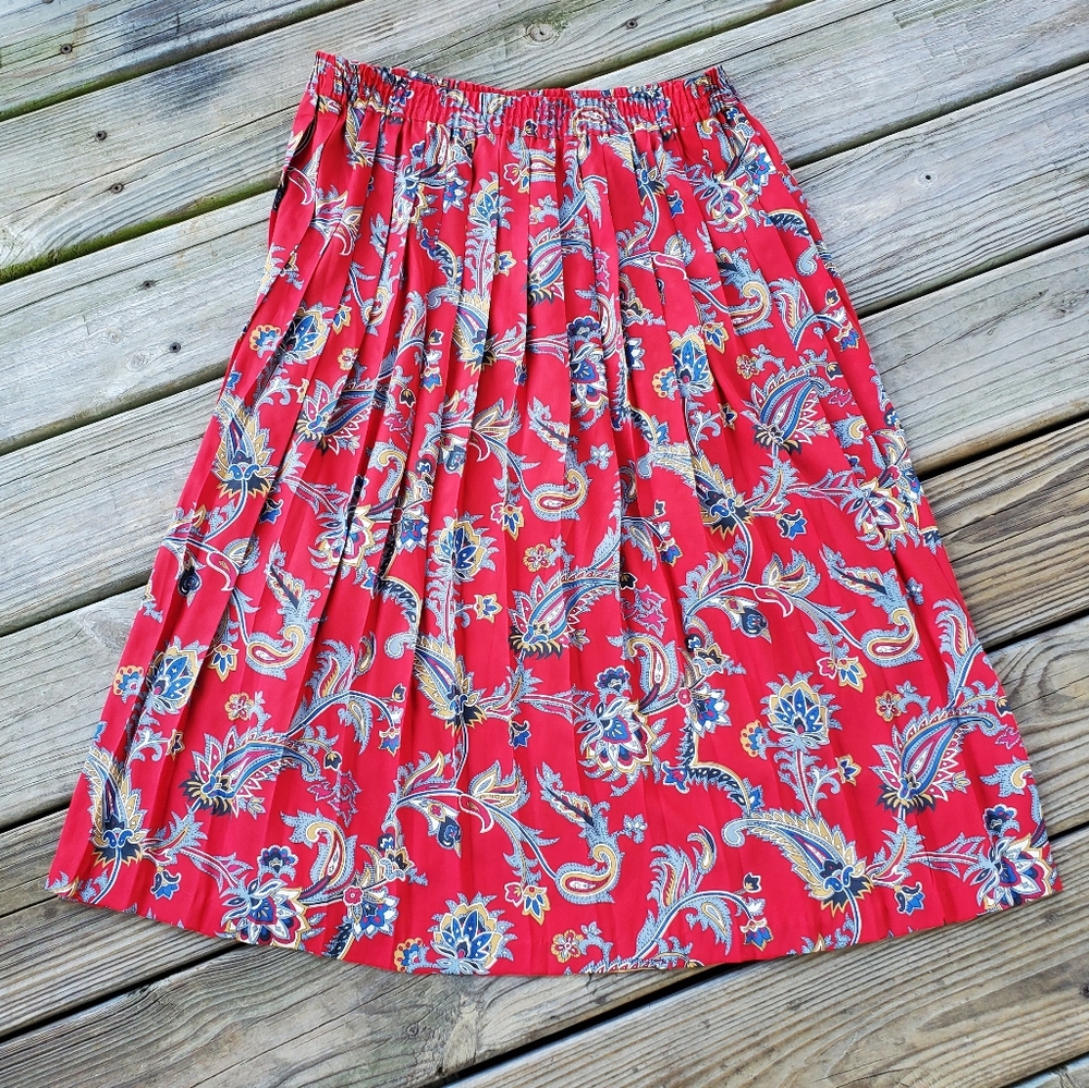 Vintage Pleated Alfred Dunner Skirt